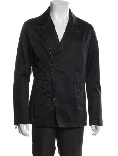 Pre-owned John Varvatos Moto Jacket In Black