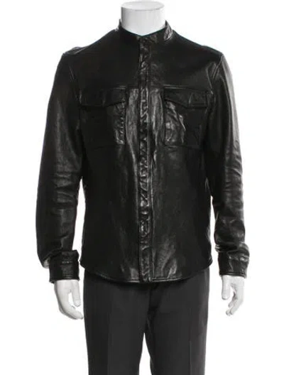 Pre-owned John Varvatos Moto Jacket In Black