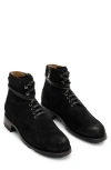 John Varvatos Moto Lace-up Boot In Black