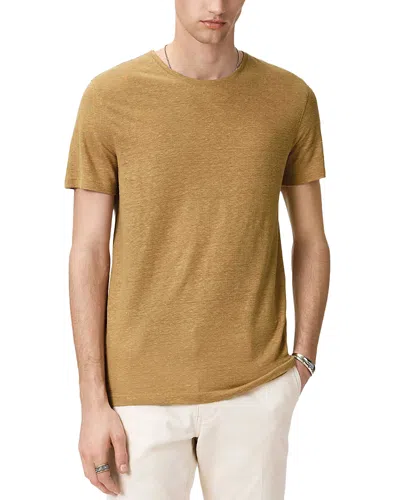 John Varvatos Mott Linen T-shirt In Multi