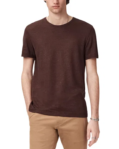 John Varvatos Mott Linen T-shirt In Multi