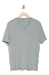 John Varvatos Nash V-neck Cotton T-shirt In Ash