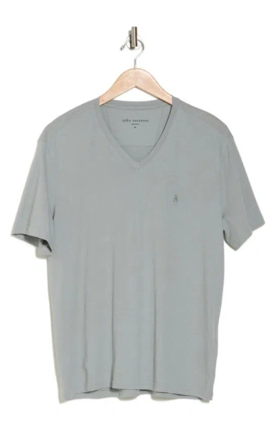 John Varvatos Nash V-neck Cotton T-shirt In Green