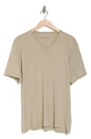 John Varvatos Nash V-neck Cotton T-shirt In Almond