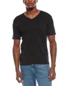 John Varvatos Nash V-neck Shirt In Black