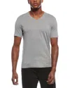 John Varvatos Nash V-neck Shirt In Gray