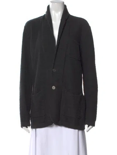 Pre-owned John Varvatos Open Front Sweater In Gray
