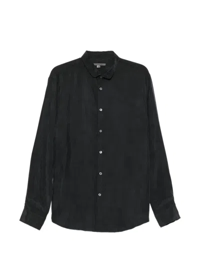 John Varvatos Orchard Long-sleeve Button-up Shirt In Black