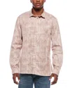 John Varvatos Over Shirt In Pink