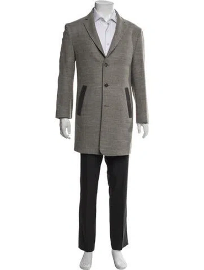 Pre-owned John Varvatos Overcoat In Green
