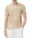 John Varvatos Patino Tie Dye Print Tee In Dew