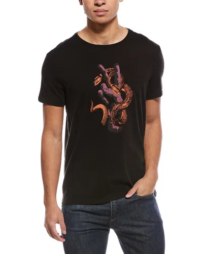 John Varvatos Peace Graphic T-shirt In Black