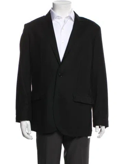 Pre-owned John Varvatos Peacoat In Black