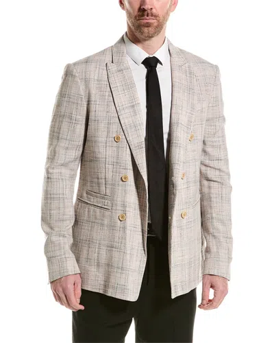 John Varvatos Peak Lapel Jacket In White