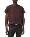 John Varvatos Raw Edge City Of Lovers Relaxed Fit Tee In Brown