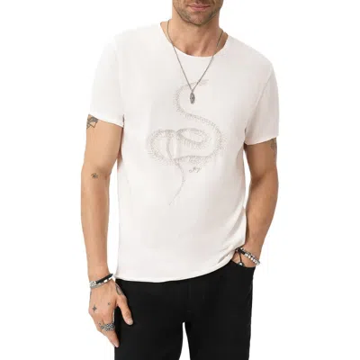 JOHN VARVATOS JOHN VARVATOS RAW EDGE ORGANIC COTTON GRAPHIC T-SHIRT