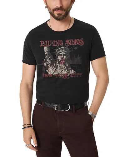 John Varvatos Raw Edge Rolling Stones Liberty Graphic T-shirt In Multi