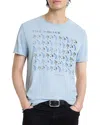 John Varvatos Raw Edge Shoulder T-shirt