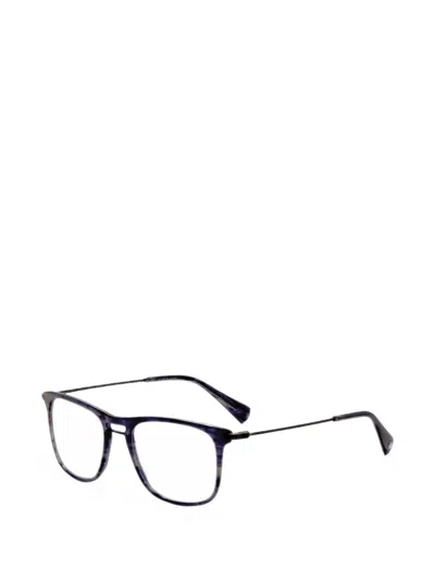 John Varvatos Rectangle-frame Glasses In Gray