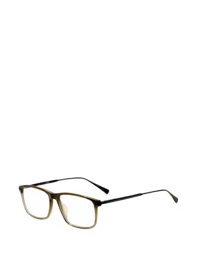 John Varvatos Rectangle-frame Glasses In Brown