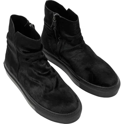 John Varvatos Reed Genuine Calf Hair Boot In Black