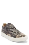 John Varvatos Reed Genuine Calf Hair Low Top Sneaker In Multi