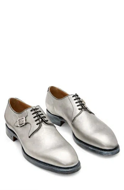 John Varvatos Regent Deco Derby In Metallic