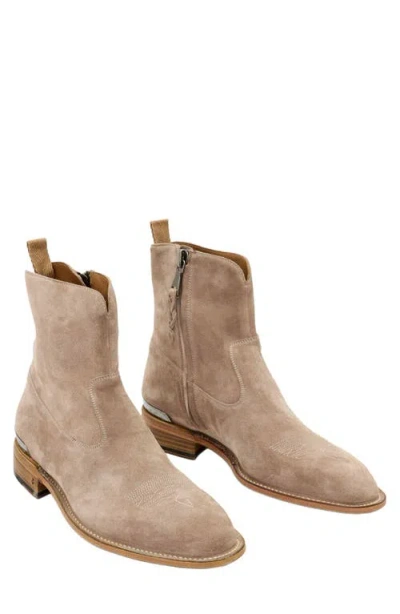 John Varvatos Regent Western Boot In Neutral
