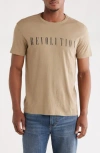 John Varvatos Revolution Organic Cotton Graphic T-shirt In Neutral