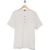 John Varvatos Rex Sublime Wash Organic Cotton Short Sleeve Henley