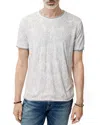 John Varvatos Reyes Reversible Burnout T-shirt In White