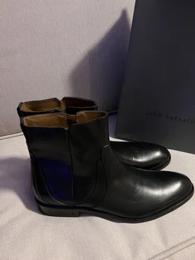 Pre-owned John Varvatos Richards Dress Boot Black 10.5us