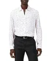 John Varvatos Rodney Hidden Placket Button-up Shirt In White