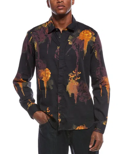John Varvatos Rodney Shirt In Black