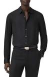 John Varvatos Ross Button-up Shirt In Black