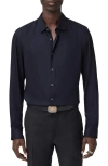 John Varvatos Ross Button-up Shirt In Blue