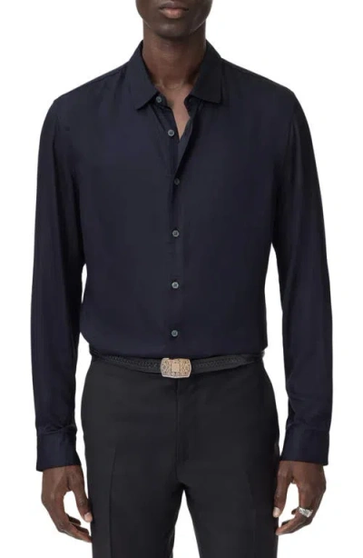 John Varvatos Ross Button-up Shirt In Blue
