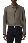 John Varvatos Ross Button-up Shirt In Green