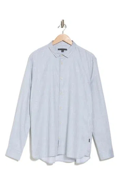 John Varvatos Ross Cotton Button-up Shirt In Grey