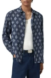John Varvatos Ross Long Sleeve Linen Button-up Shirt In Multi
