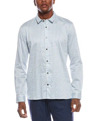 John Varvatos Ross Slim Fit Sport Shirt In Blue
