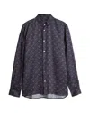 John Varvatos Ross Satin Button-up Shirt