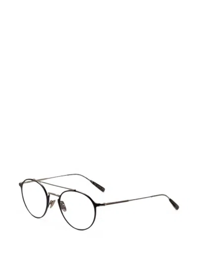 John Varvatos Round-frame Glasses In Gold