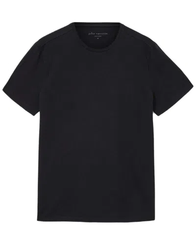 John Varvatos Rue Mercerized Shirt In Black