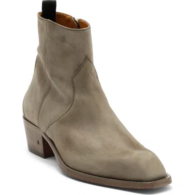 John Varvatos Rustin Zip Boot In Gray