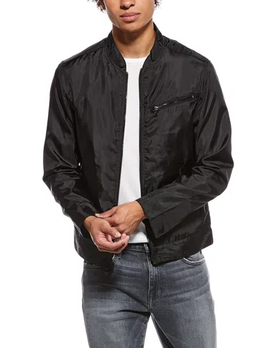 John Varvatos Ryan Racer Jacket In Black