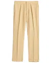 John Varvatos Sal Side Seam Pocket Linen-blend Pant In Brown