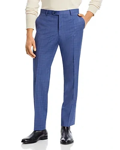 John Varvatos Screenweave Slim Fit Suit Pants In Navy