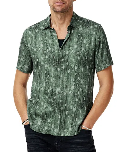 JOHN VARVATOS SEAN PRINTED SHORT SLEEVE SHIRT