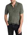 John Varvatos Chatham Crinkle Textured Regular Fit Polo Shirt